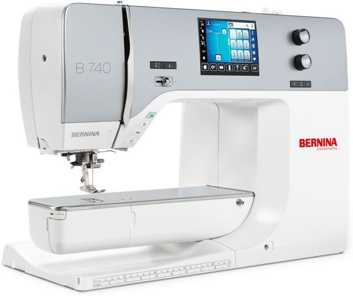 BERNINA 740 – unlimited creativity thanks to its built-in top feed